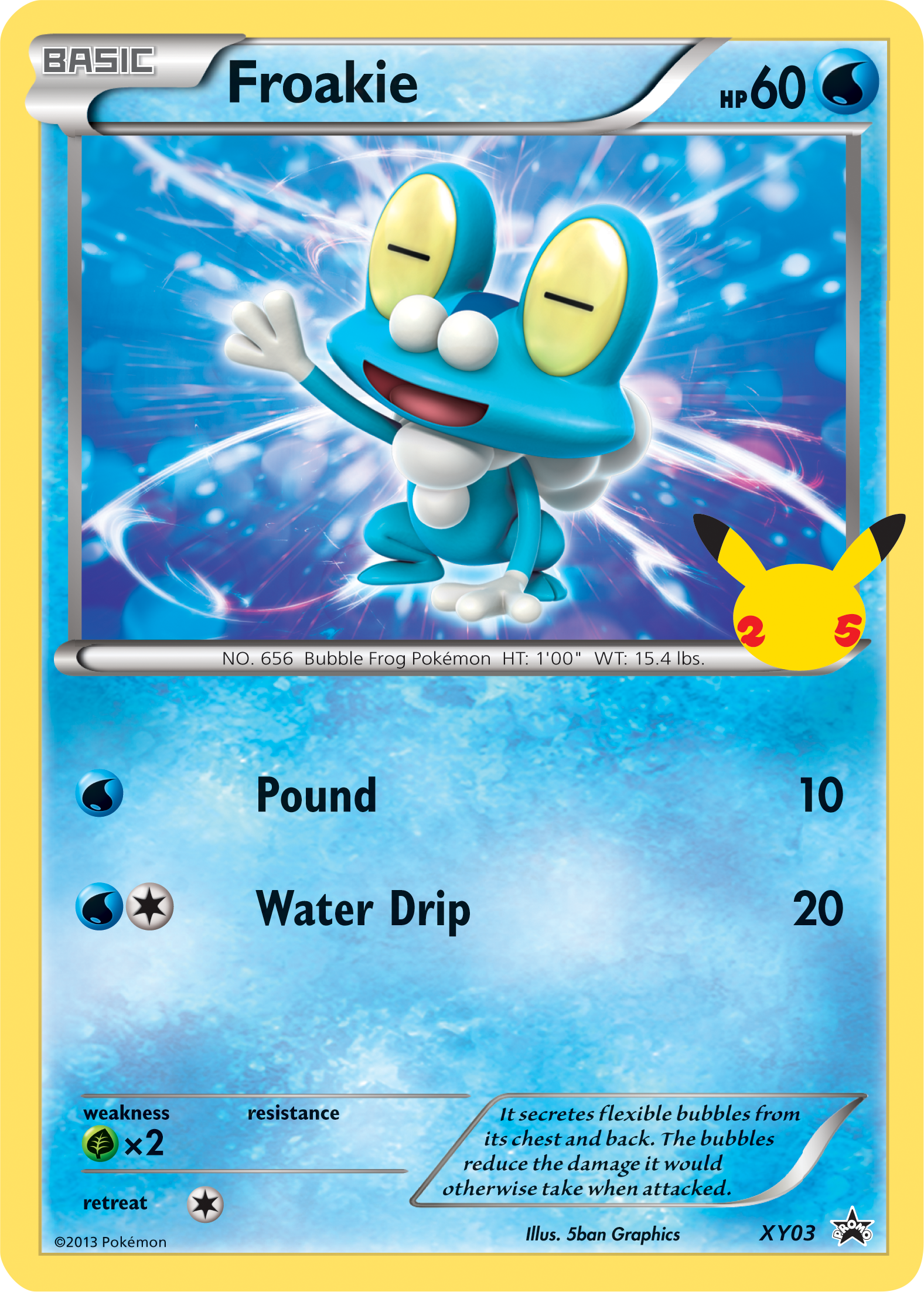 Froakie (XY03) (Jumbo Card) [First Partner Pack] | Card Merchant Takapuna