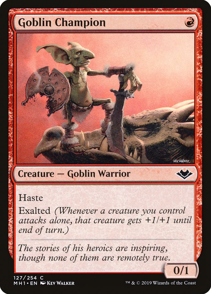 Goblin Champion [Modern Horizons] | Card Merchant Takapuna