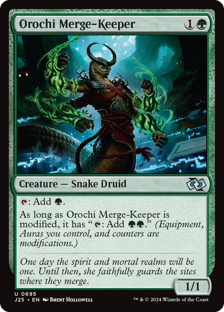 Orochi Merge-Keeper [Foundations Jumpstart] | Card Merchant Takapuna