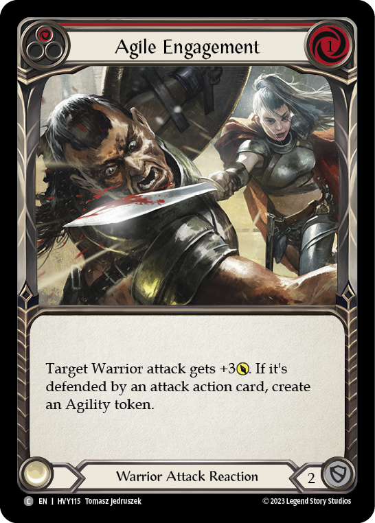 Agile Engagement (Red) [HVY115] (Heavy Hitters) | Card Merchant Takapuna