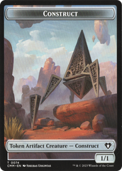 Thopter // Construct (0074) Double-Sided Token [Commander Masters Tokens] | Card Merchant Takapuna