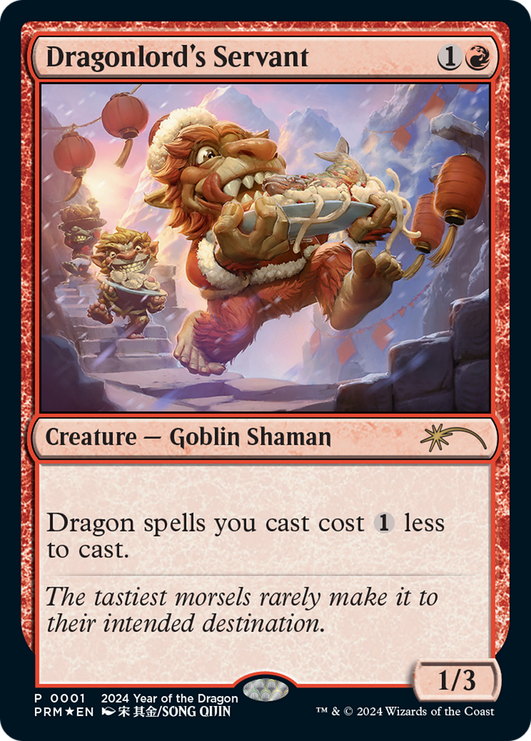 Dragonlord's Servant (Year of the Dragon 2024) [Standard Showdown Promos] | Card Merchant Takapuna