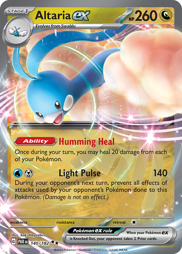 Altaria ex (140/182) [Scarlet & Violet: Paradox Rift] | Card Merchant Takapuna