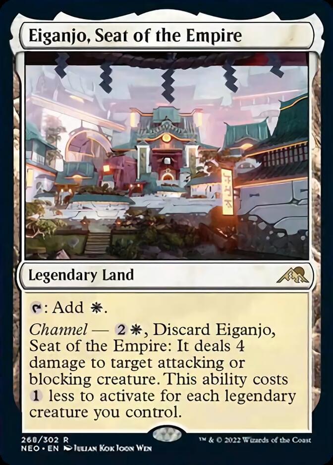 Eiganjo, Seat of the Empire [Kamigawa: Neon Dynasty] | Card Merchant Takapuna