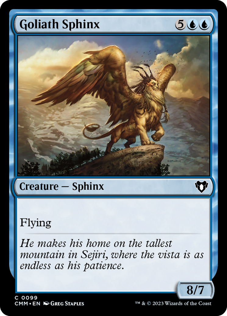 Goliath Sphinx [Commander Masters] | Card Merchant Takapuna