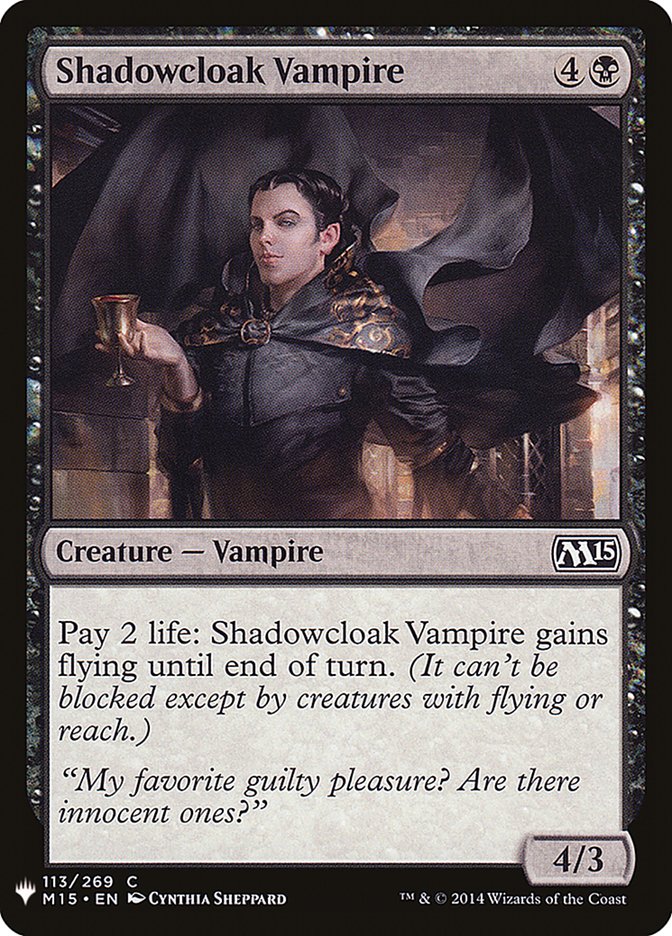 Shadowcloak Vampire [Mystery Booster] | Card Merchant Takapuna