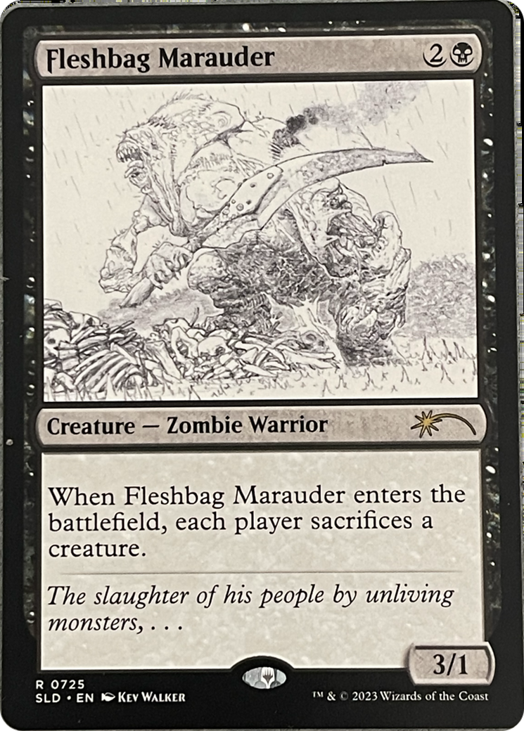 Fleshbag Marauder (Sketch Showcase) [Secret Lair Drop Series] | Card Merchant Takapuna