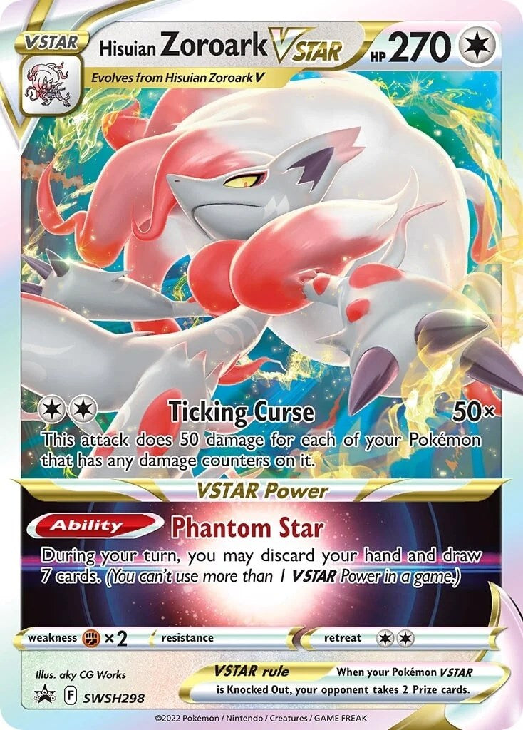 Hisuian Zoroark VSTAR (SWSH298) (Jumbo Card) [Sword & Shield: Lost Origin] | Card Merchant Takapuna