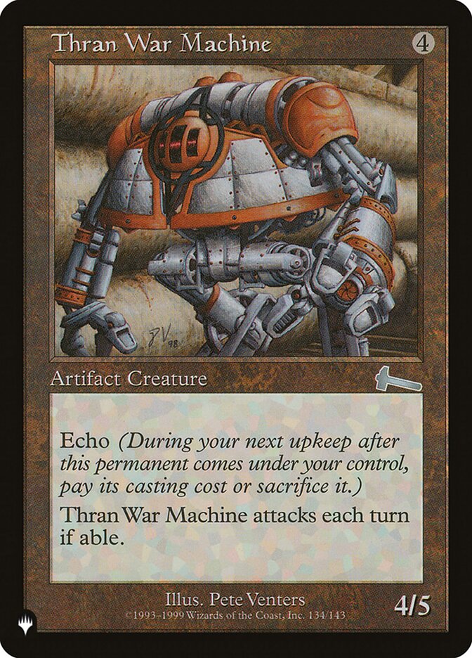 Thran War Machine [The List] | Card Merchant Takapuna