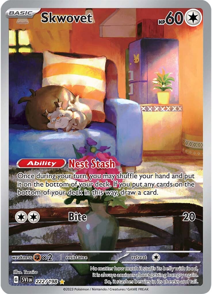 Skwovet (222/198) [Scarlet & Violet: Base Set] | Card Merchant Takapuna