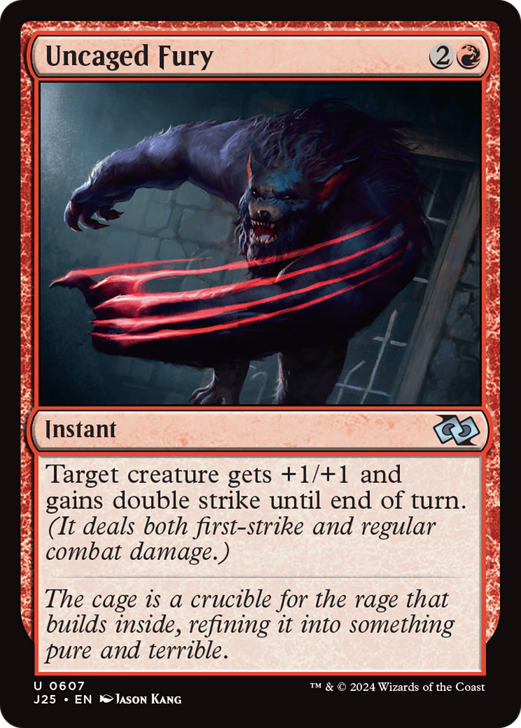 Uncaged Fury [Foundations Jumpstart] | Card Merchant Takapuna