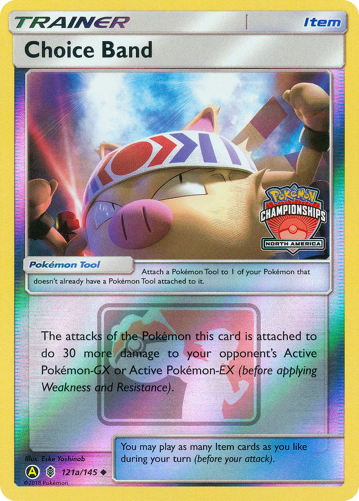 Choice Band (121a/145) (North America Championships) [Sun & Moon: Guardians Rising] | Card Merchant Takapuna