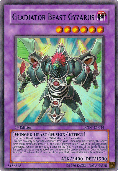 Gladiator Beast Gyzarus [LODT-EN044] Super Rare | Card Merchant Takapuna