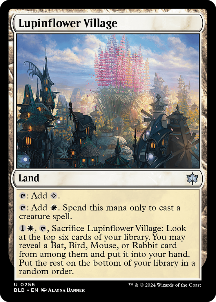 Lupinflower Village [Bloomburrow] | Card Merchant Takapuna