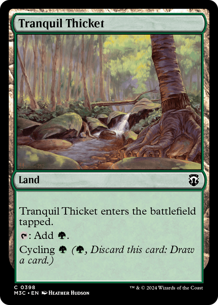 Tranquil Thicket (Ripple Foil) [Modern Horizons 3 Commander] | Card Merchant Takapuna