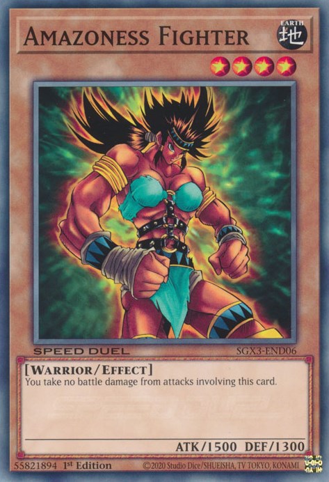 Amazoness Fighter [SGX3-END06] Common | Card Merchant Takapuna