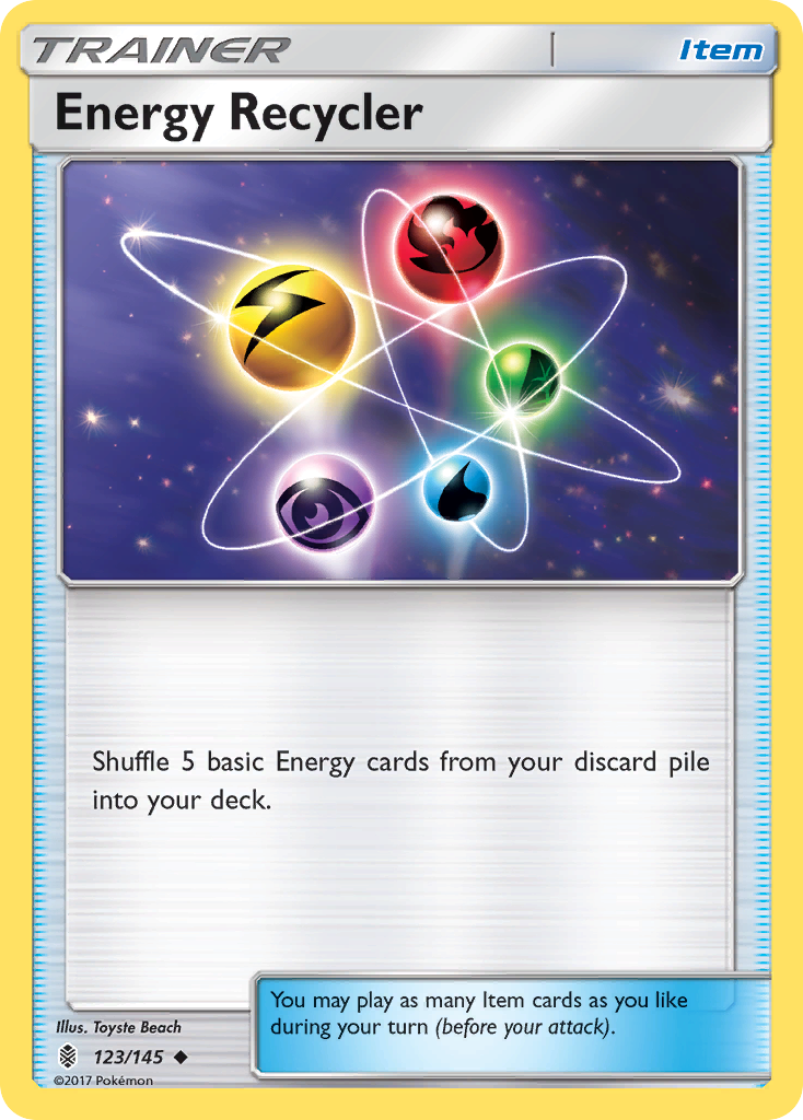 Energy Recycler (123/145) [Sun & Moon: Guardians Rising] | Card Merchant Takapuna