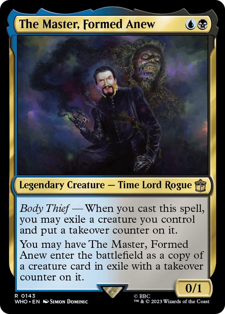 The Master, Formed Anew [Doctor Who] | Card Merchant Takapuna