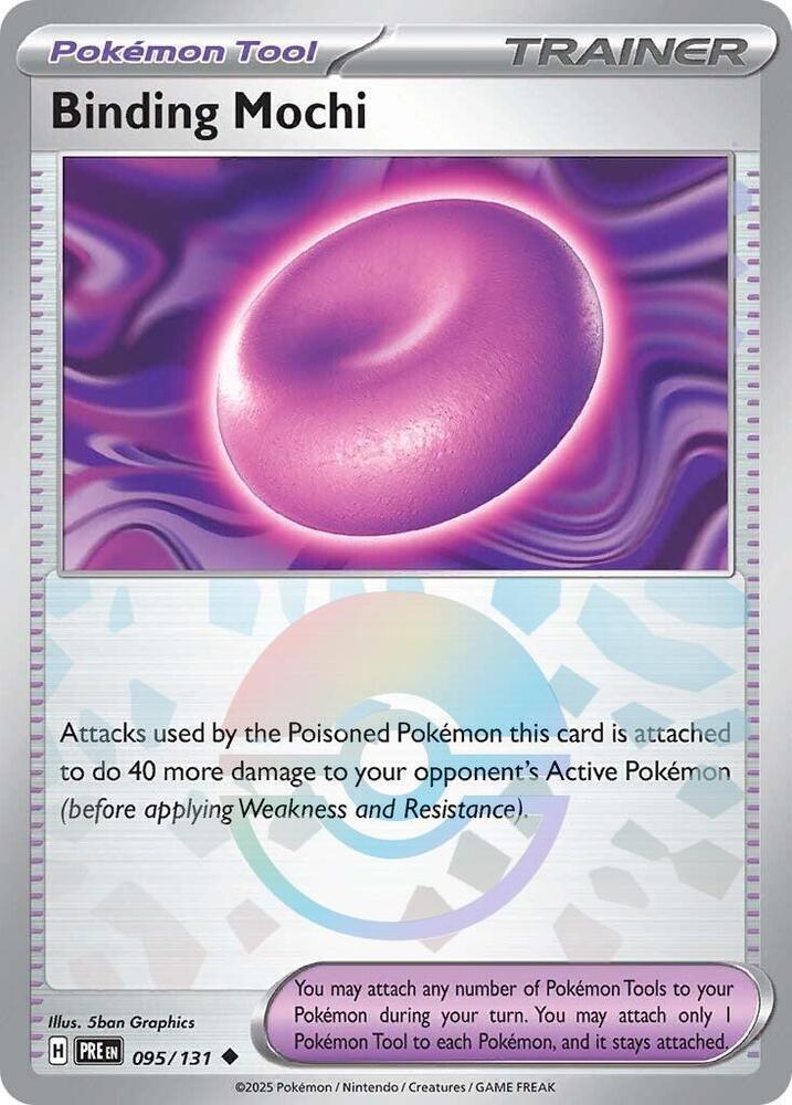 Binding Mochi (095/131) (Poke Ball Pattern) [Scarlet & Violet: Prismatic Evolutions] | Card Merchant Takapuna