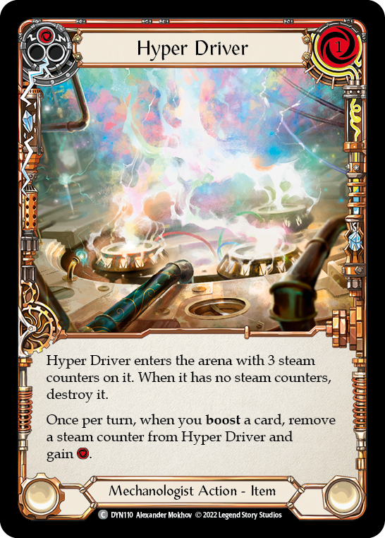 Hyper Driver (Red) [DYN110] (Dynasty) | Card Merchant Takapuna