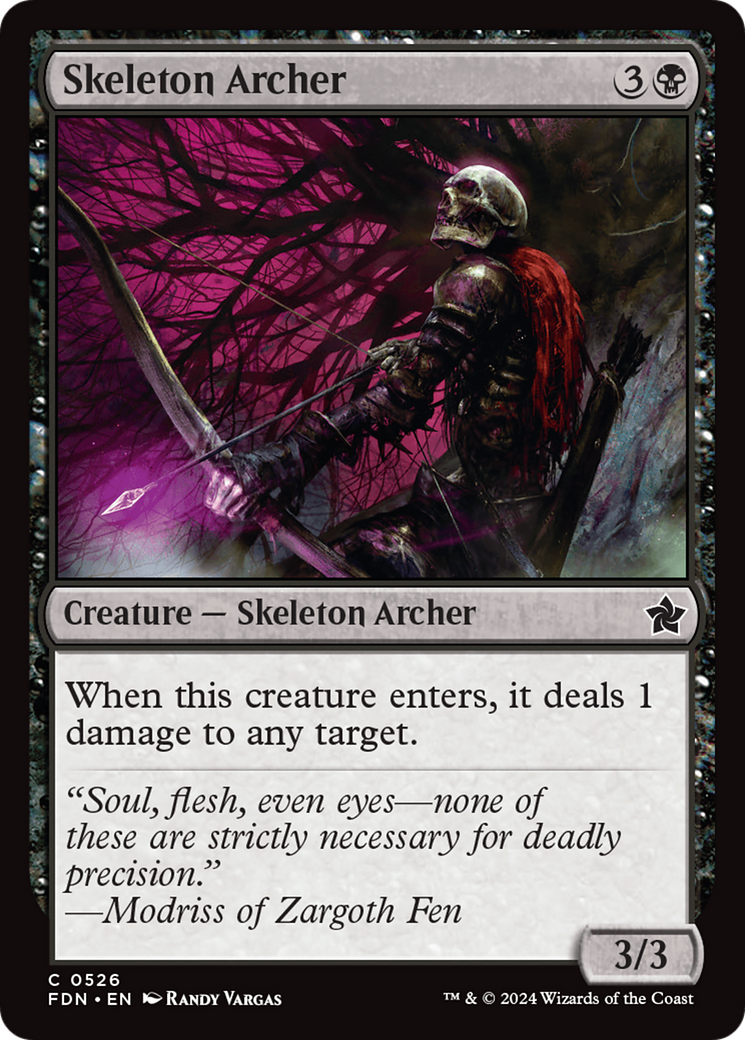 Skeleton Archer [Foundations] | Card Merchant Takapuna