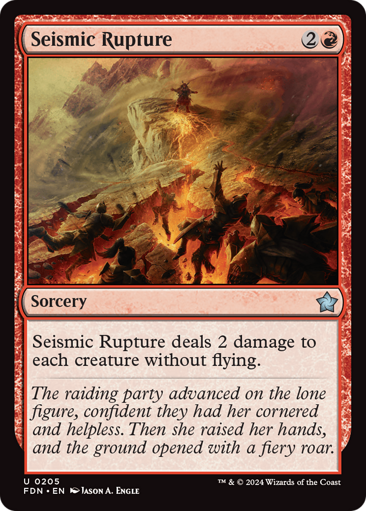 Seismic Rupture [Foundations] | Card Merchant Takapuna