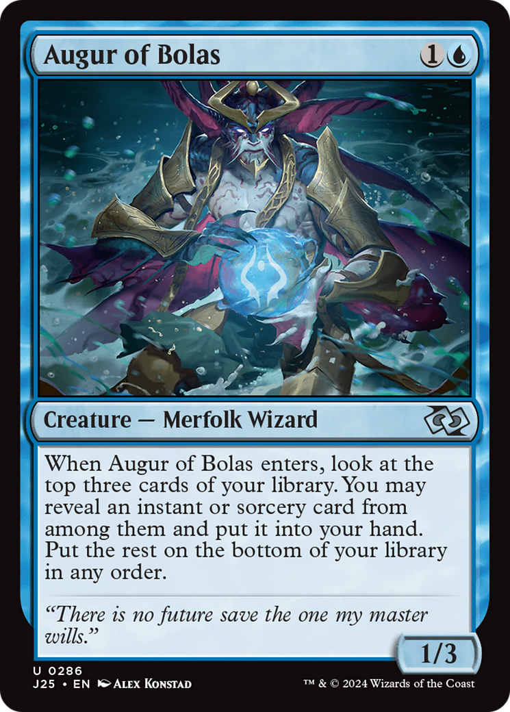 Augur of Bolas [Foundations Jumpstart] | Card Merchant Takapuna