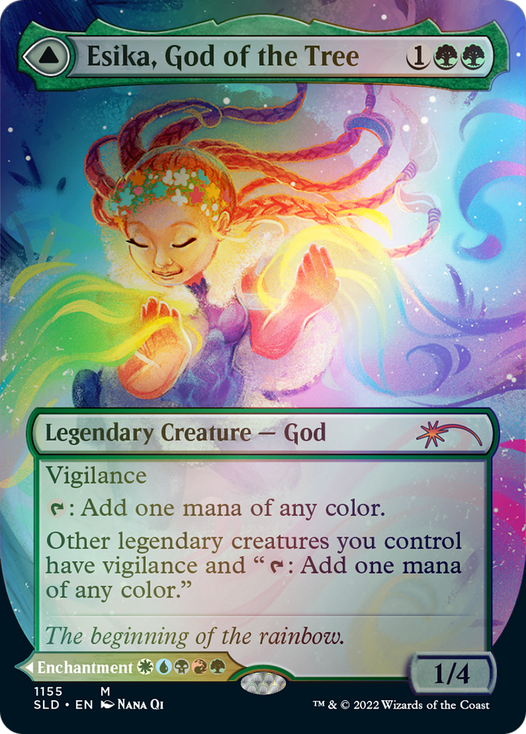 Esika, God of the Tree // The Prismatic Bridge (Borderless) [Secret Lair: From Cute to Brute] | Card Merchant Takapuna