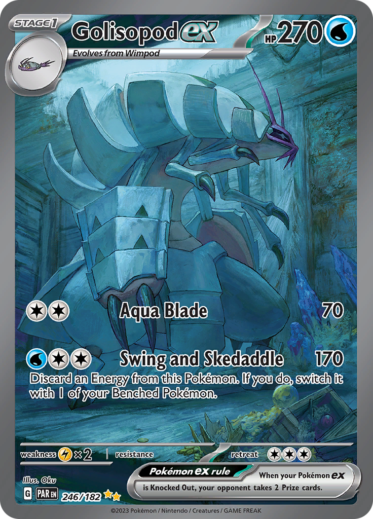 Golisopod ex (246/182) [Scarlet & Violet: Paradox Rift] | Card Merchant Takapuna