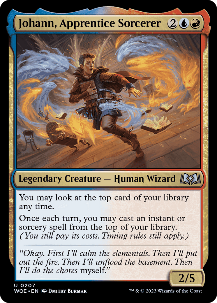 Johann, Apprentice Sorcerer [Wilds of Eldraine] | Card Merchant Takapuna