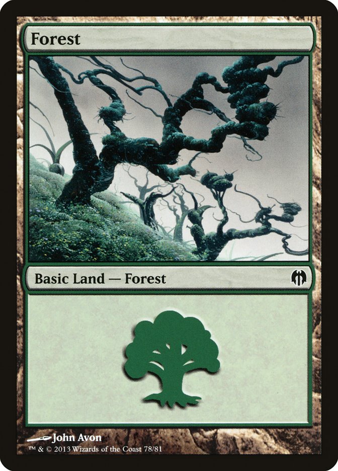 Forest (78) [Duel Decks: Heroes vs. Monsters] | Card Merchant Takapuna