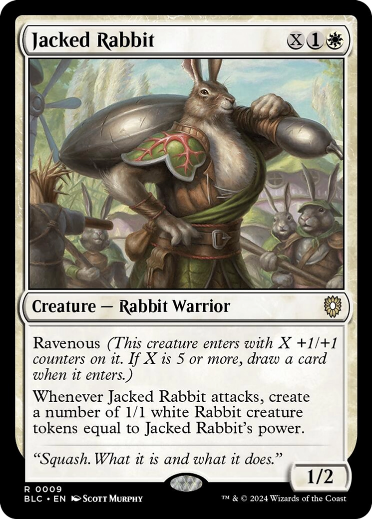 Jacked Rabbit [Bloomburrow Commander] | Card Merchant Takapuna