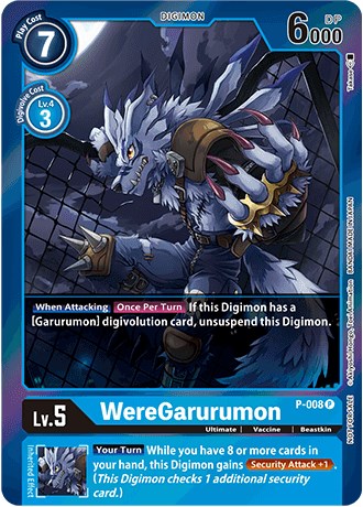 WereGarurumon [P-008] (Gift Box 2022) [Promotional Cards] | Card Merchant Takapuna