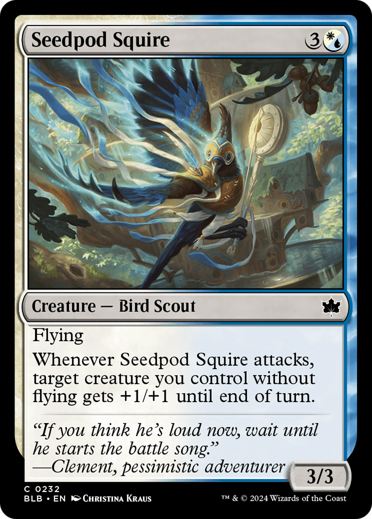 Seedpod Squire [Bloomburrow] | Card Merchant Takapuna