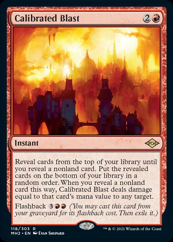 Calibrated Blast [Modern Horizons 2] | Card Merchant Takapuna