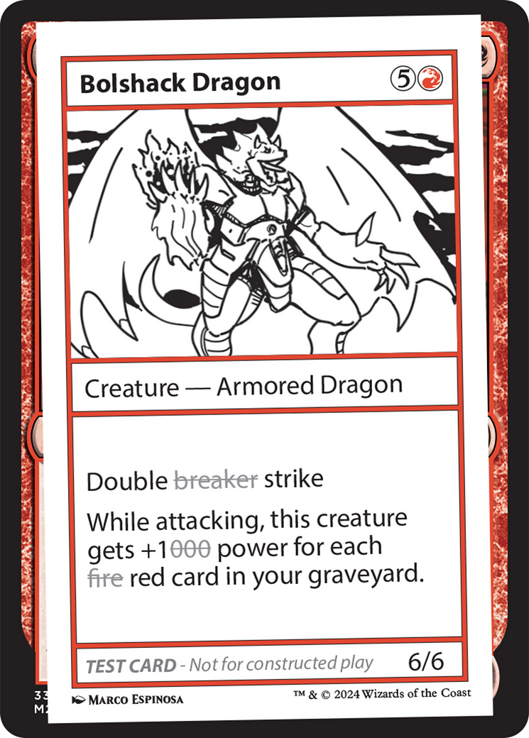 Bolshack Dragon [Mystery Booster 2 Playtest Cards] | Card Merchant Takapuna