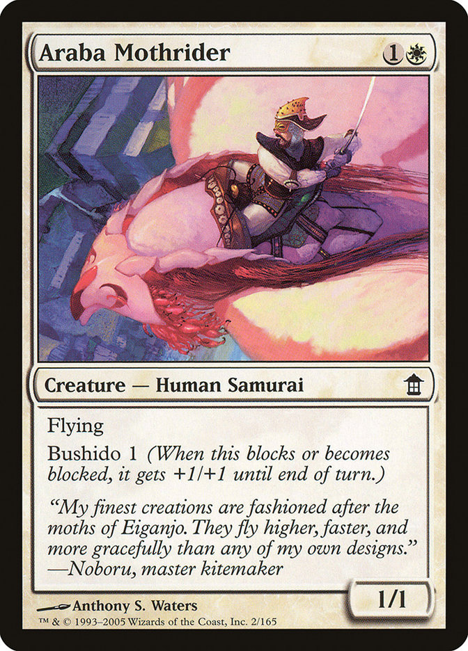 Araba Mothrider [Saviors of Kamigawa] | Card Merchant Takapuna