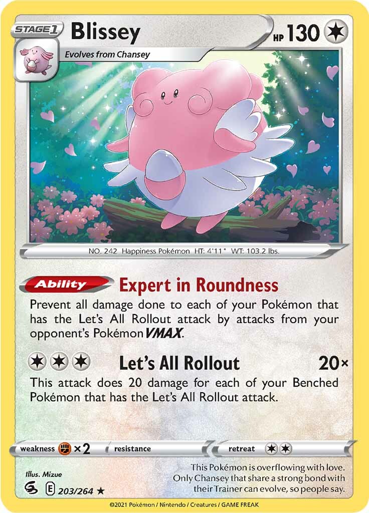 Blissey (203/264) [Sword & Shield: Fusion Strike] | Card Merchant Takapuna