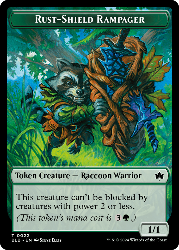 Food // Rust-Shield Rampager Double-Sided Token [Bloomburrow Tokens] | Card Merchant Takapuna