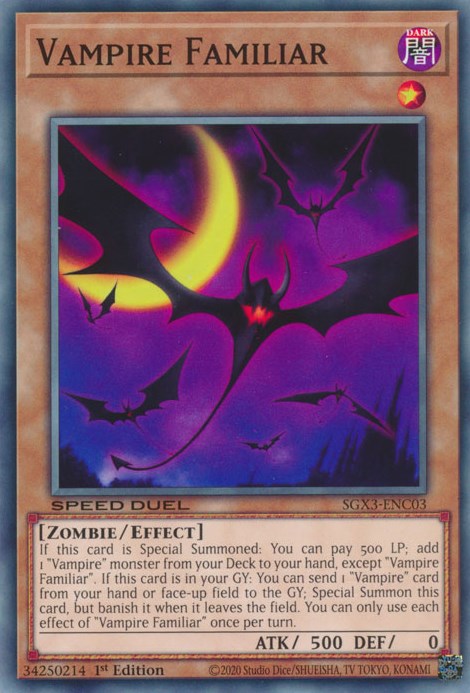 Vampire Familiar [SGX3-ENC03] Common | Card Merchant Takapuna