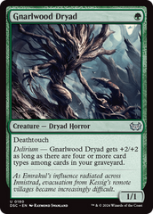 Gnarlwood Dryad [Duskmourn: House of Horror Commander] | Card Merchant Takapuna