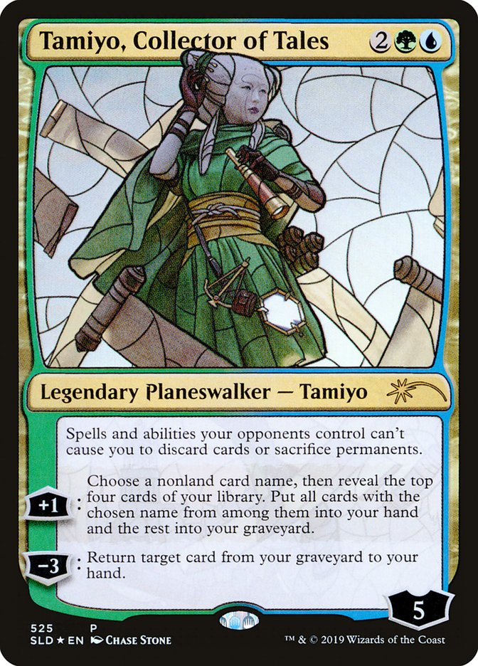 Tamiyo, Collector of Tales (Stained Glass) [Secret Lair Drop Promos] | Card Merchant Takapuna