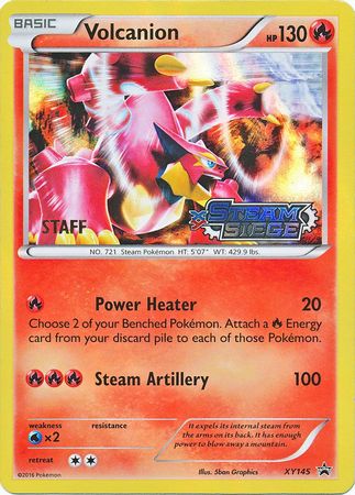 Volcanion (XY145) (Staff) [XY: Black Star Promos] | Card Merchant Takapuna