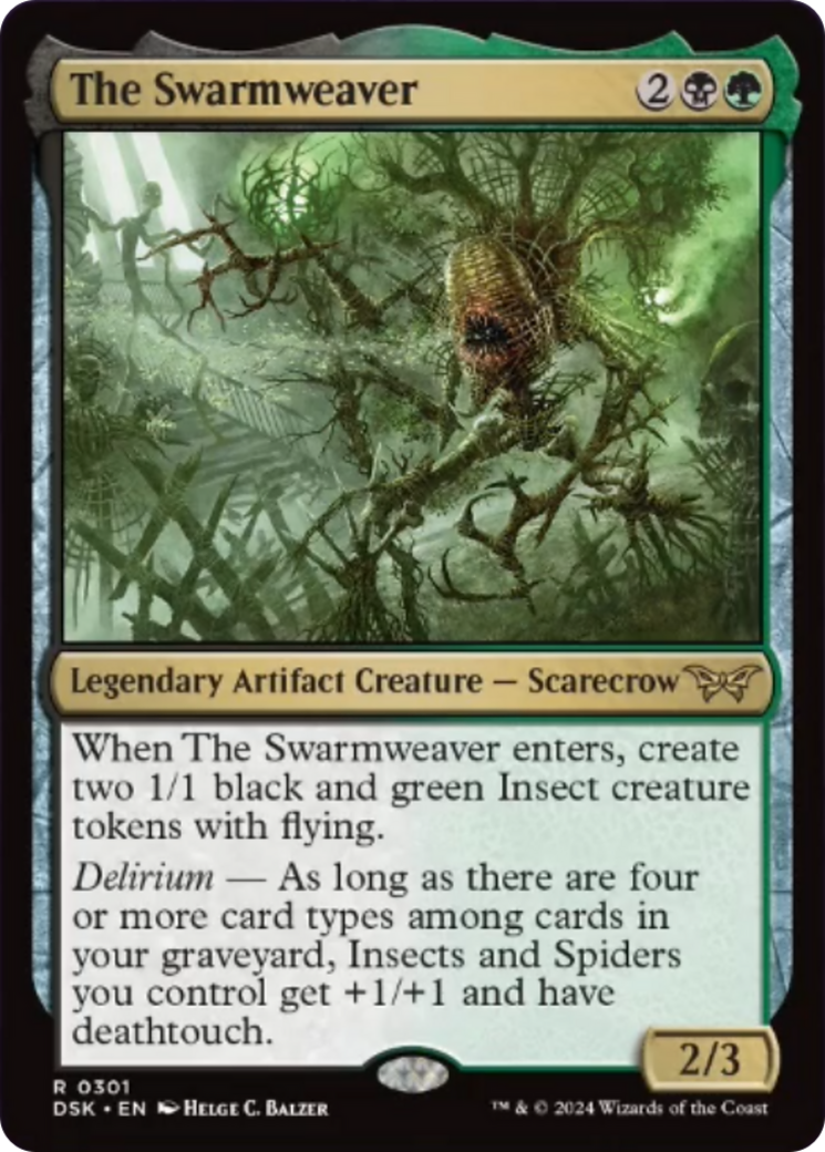 The Swarmweaver (0301) [Duskmourn: House of Horror] | Card Merchant Takapuna