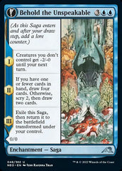 Behold the Unspeakable // Vision of the Unspeakable [Kamigawa: Neon Dynasty] | Card Merchant Takapuna