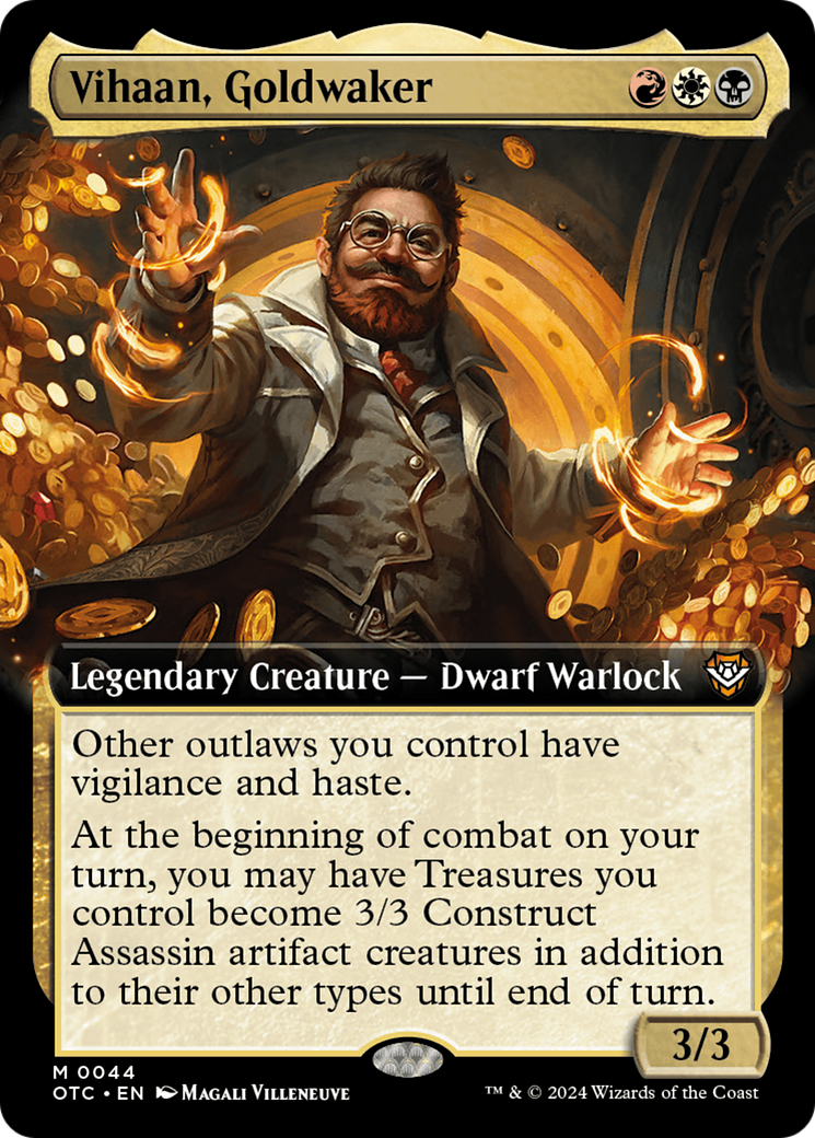 Vihaan, Goldwaker (Extended Art) [Outlaws of Thunder Junction Commander] | Card Merchant Takapuna