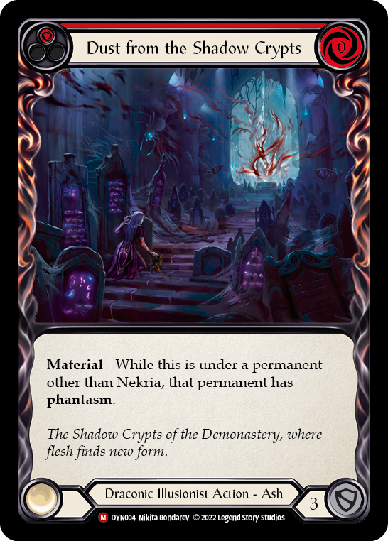 Dust from the Shadow Crypts [DYN004] (Dynasty) | Card Merchant Takapuna