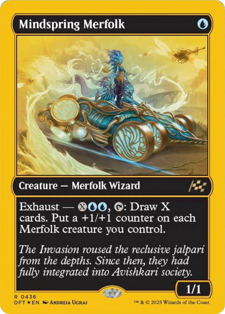 Mindspring Merfolk (First-Place Foil) [Aetherdrift] | Card Merchant Takapuna