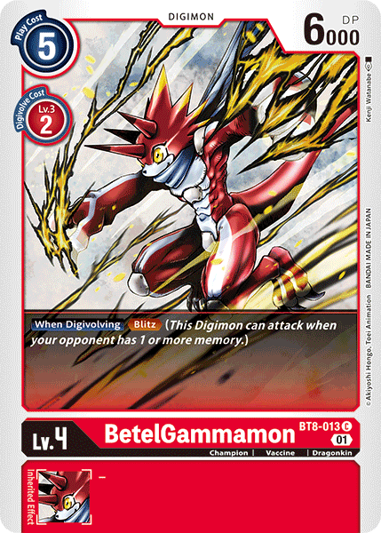 BetelGammamon [BT8-013] [New Awakening] | Card Merchant Takapuna