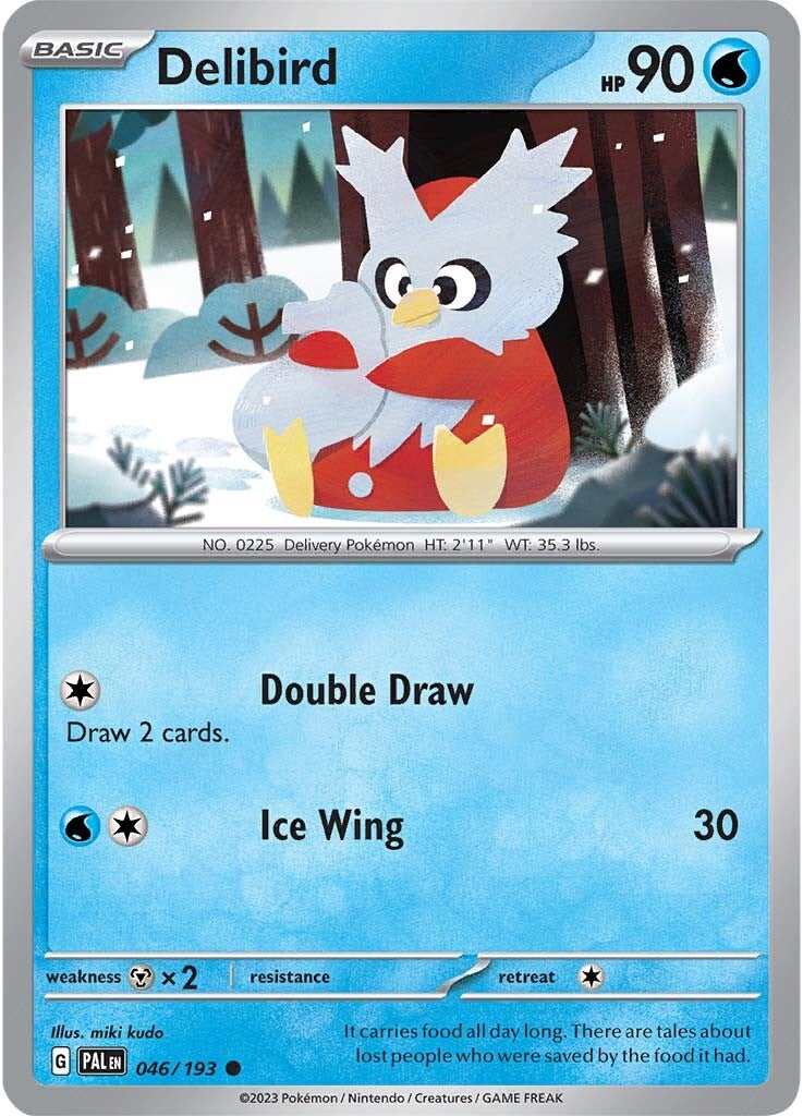 Delibird (046/193) [Scarlet & Violet: Paldea Evolved] | Card Merchant Takapuna